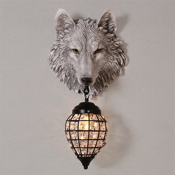 Alpha Wolf Wall Lamp
