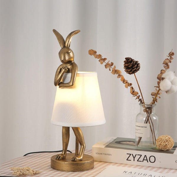 Standing Rabbit Table Lampshade