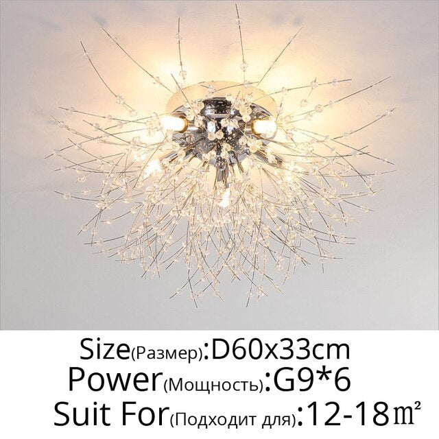 Modern Nordic Firefly Chandelier Lamp