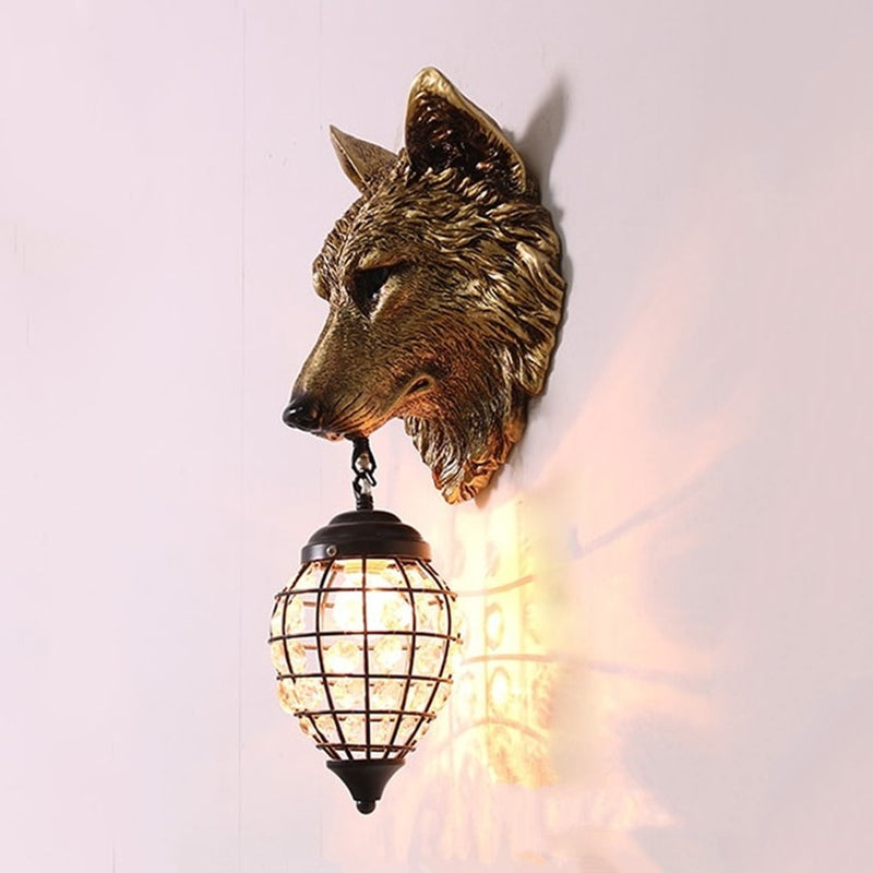 Alpha Wolf Wall Lamp