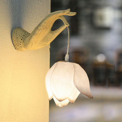 Lotus Hand Wall Lamp