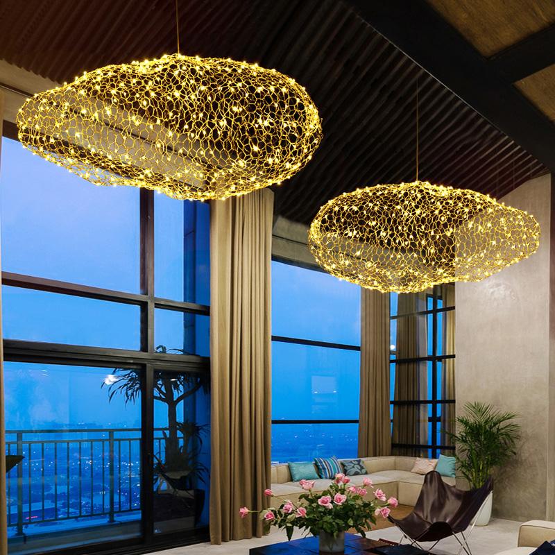 Modern Art Deco Star Light Dotted Cloud Lamps