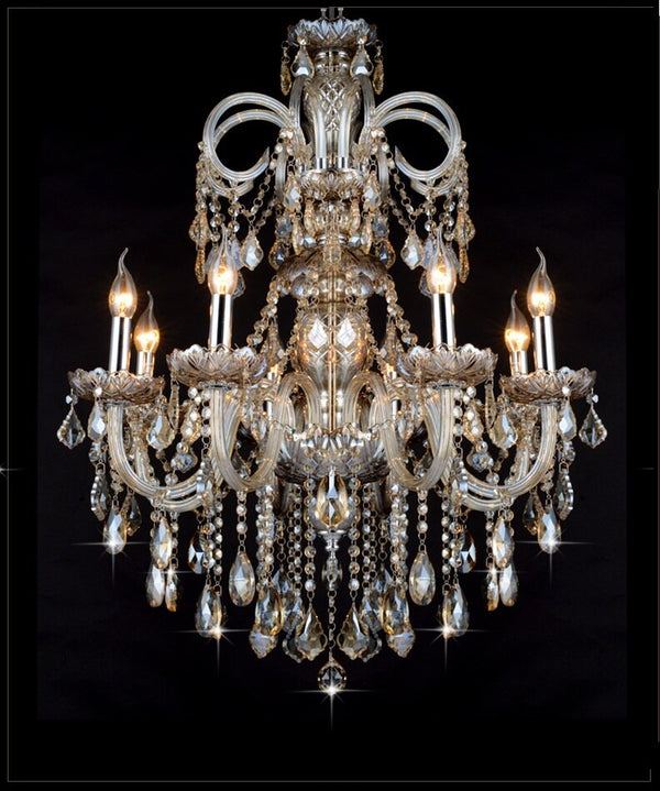 Long Crystal Luxury Chandelier Lamp