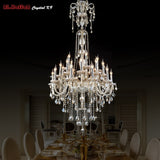 Long Crystal Luxury Chandelier Lamp