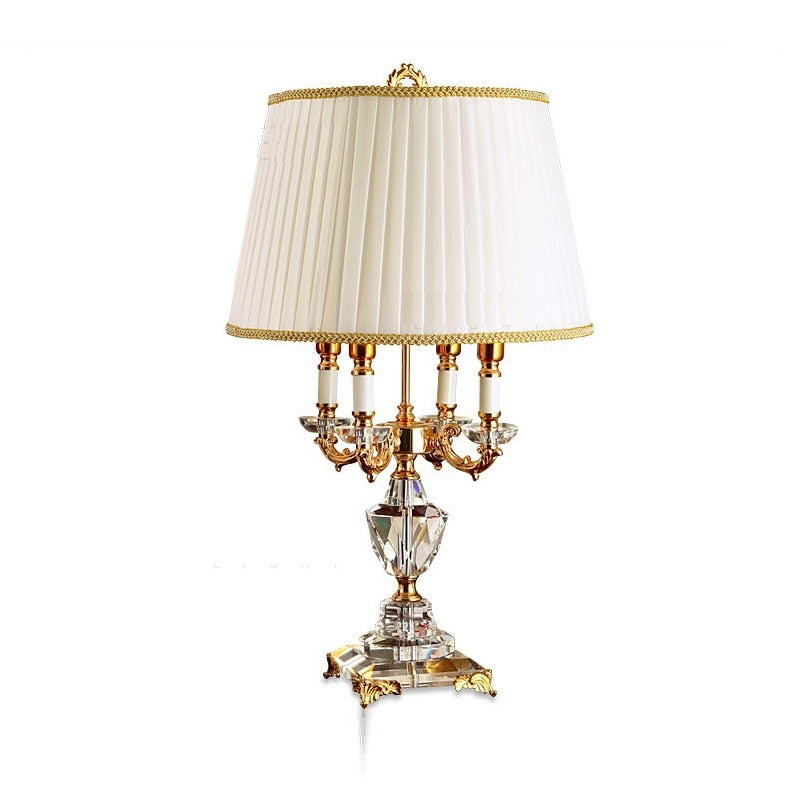 Luxury Crystal Bedside Table Lamp