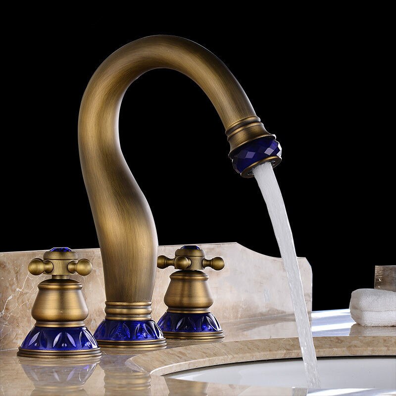 Oil Brushed Brass Sink Mixer Faucet
