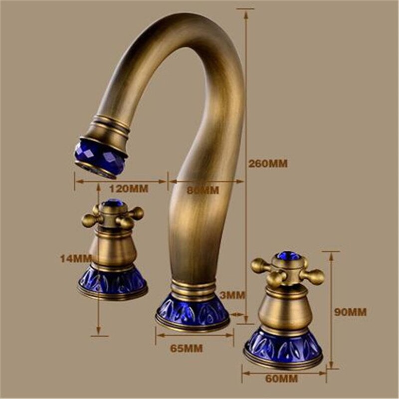 Oil Brushed Brass Sink Mixer Faucet