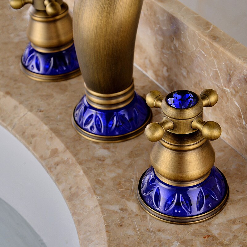 Oil Brushed Brass Sink Mixer Faucet