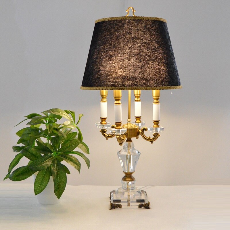 Luxury Crystal Bedside Table Lamp