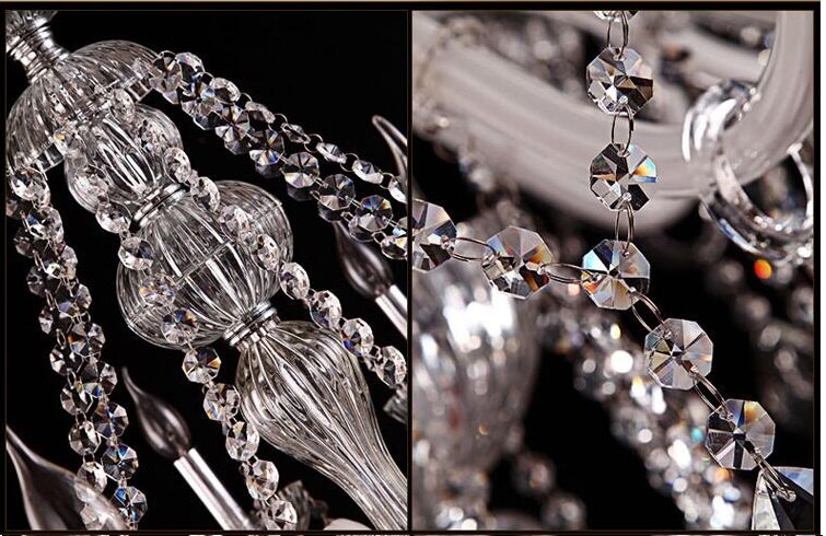 Crystal Modern Tear Ceiling Chandelier Lamp