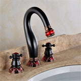 Oil Brushed Brass Sink Mixer Faucet