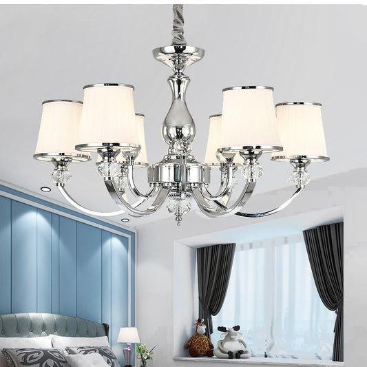 Chrome Modern Chandelier Lights Lamp