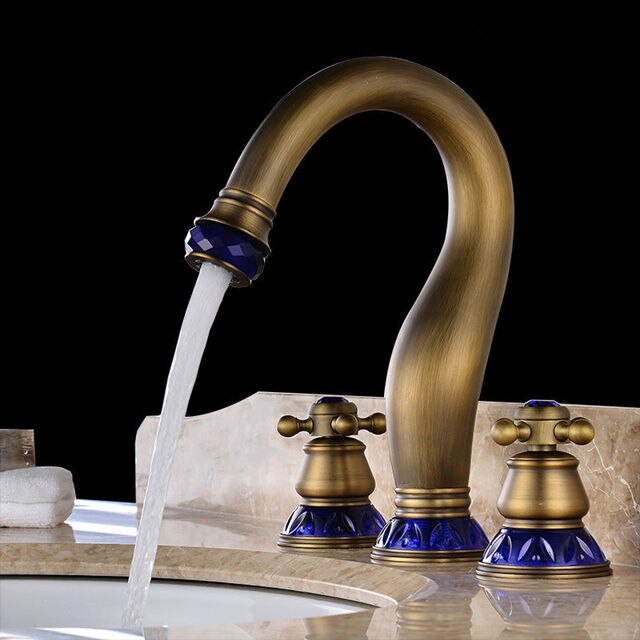 Oil Brushed Brass Sink Mixer Faucet