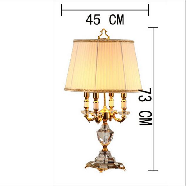 Luxury Crystal Bedside Table Lamp