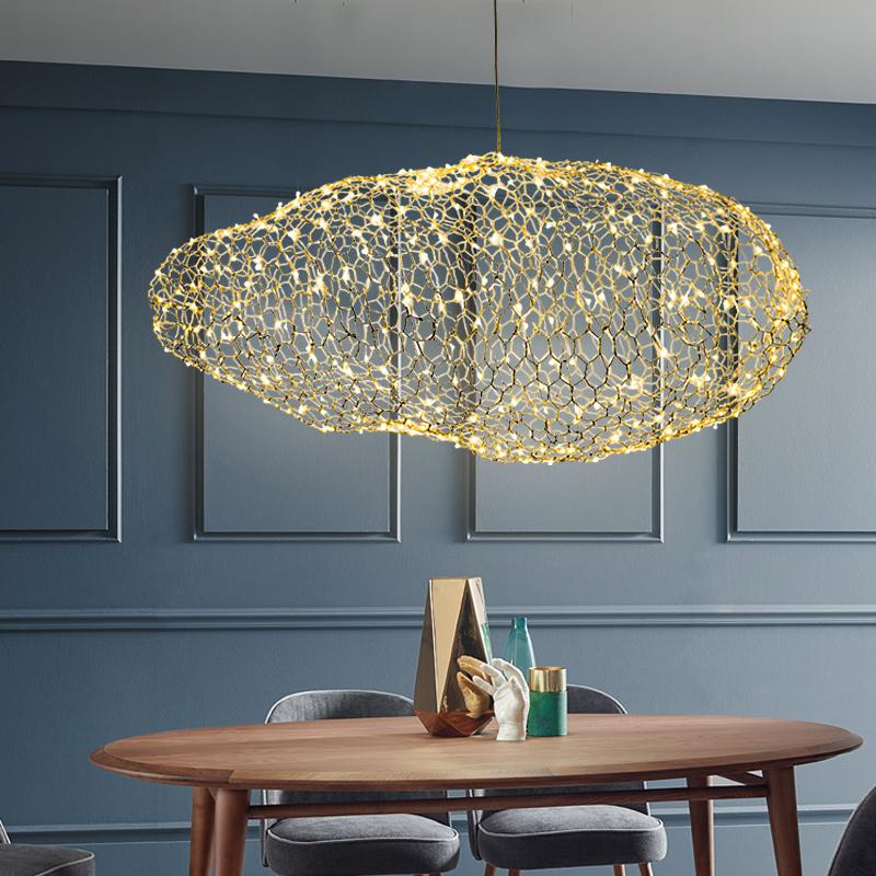 Modern Art Deco Star Light Dotted Cloud Lamps