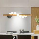 Modern Led Ball Pendant Bamboo Lights