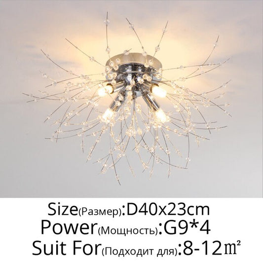 Modern Nordic Firefly Chandelier Lamp