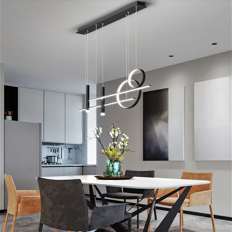 Modern Minimalist Chandelier Nordic LED Hanging Lamps