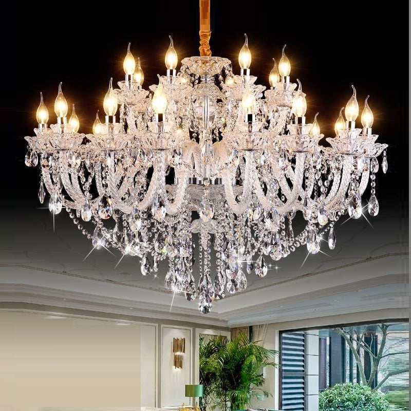 Luxury K9 Crystal Art Deco Chandeliers Lamp