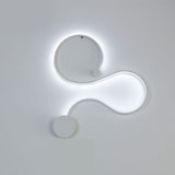 Modern Black & White RGB LED Wall Lamps