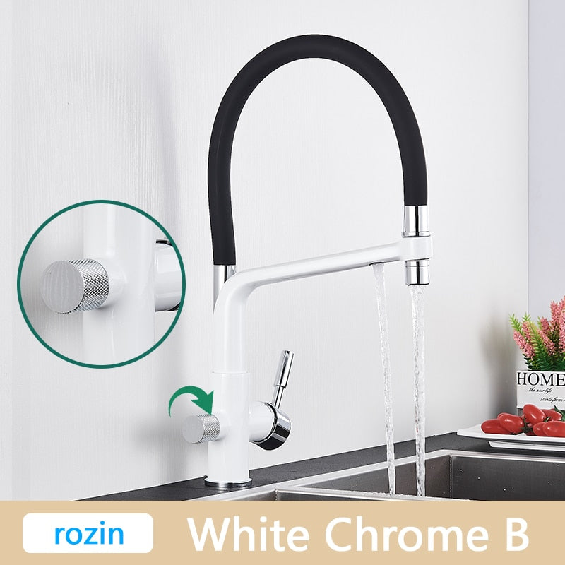 Bronce Brushed Pull Down Mixer Kitchen Faucet