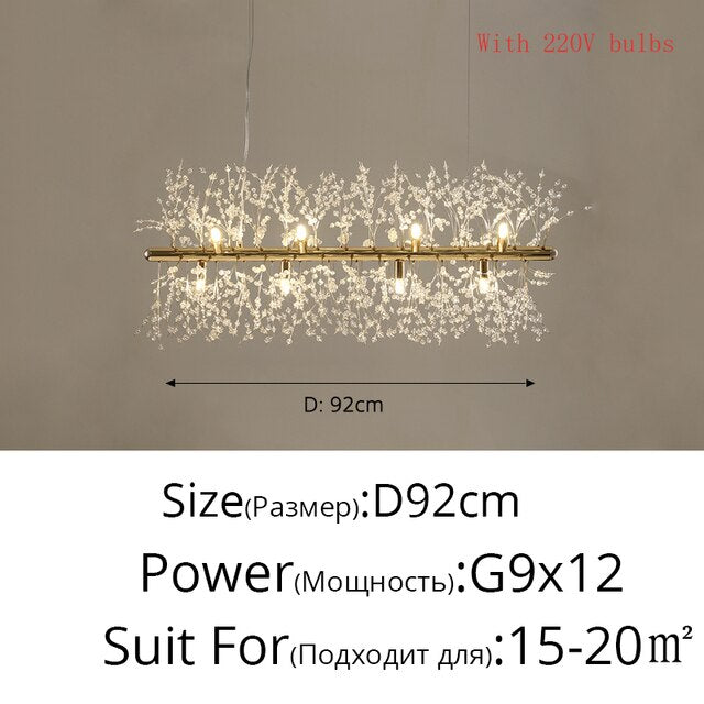 Modern Nordic Firefly Chandelier Lamp