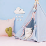 Cute and soft pet tent with cushion