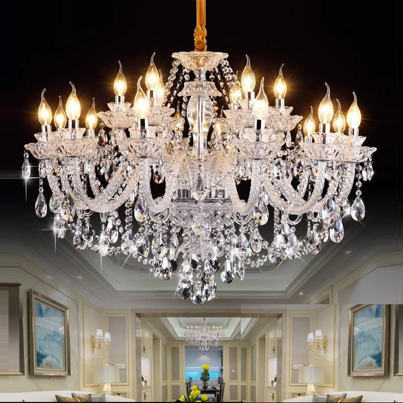 Luxury K9 Crystal Art Deco Chandeliers Lamp