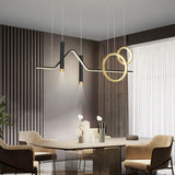 Modern Minimalist Chandelier Nordic LED Hanging Lamps