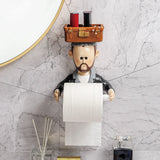 Punch-Free Cartoon Toilet Paper Holder