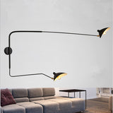 Nordic Creative Retro Rotary Long Pole Wall Lamps