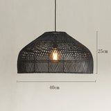 Vintage Asian Rattan Style Pendant Lights Lamp