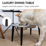 Elegant stainless steel Feeding bowl for large-capacity pets