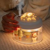 Cute Projection Lamp Wireless Air Humidifier