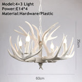 American Country Antler Pendant Lights Candle