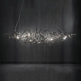 Stainless Steel Modern Luxury LED Ceiling Chandelier