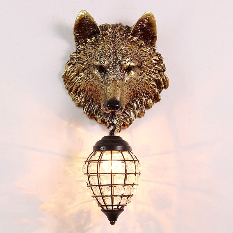 Alpha Wolf Wall Lamp