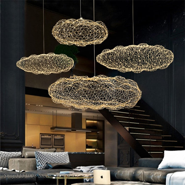 Hanging Cloud Firefly LED Lamp