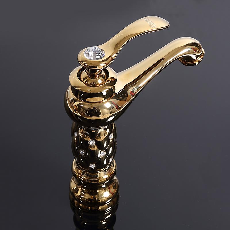 Diamond Single Handle Crystal Faucets