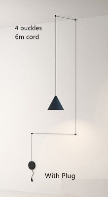 Geometric String Light Hanging Lamp