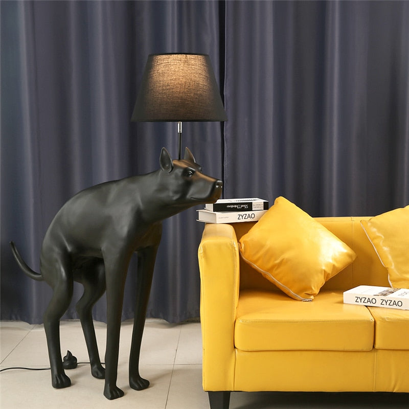 Pooping Dog LED Table Lampshade