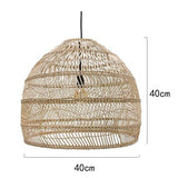 Natural Rattan  Hand-woven Pendant Lamp