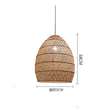 Natural Rattan  Hand-woven Pendant Lamp