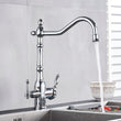 Antique Water Filter Dual Spout Faucet