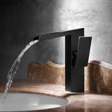 Basin Waterfall Mixer Faucet Bathroom Sink