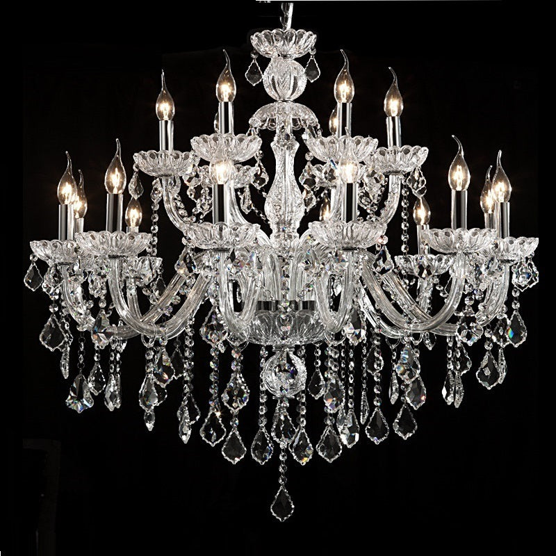 Modern Candle Crystal Chandelier Lamp