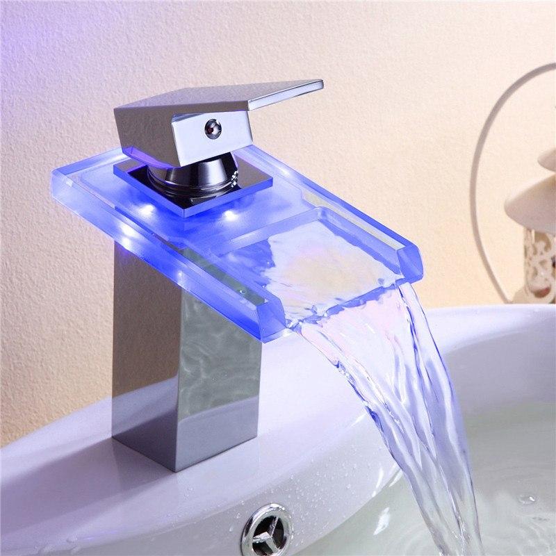 LED Temperature Color Changing Faucet