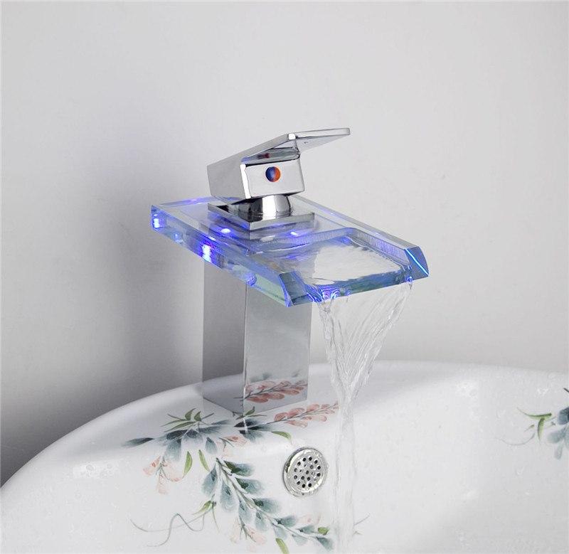 LED Temperature Color Changing Faucet