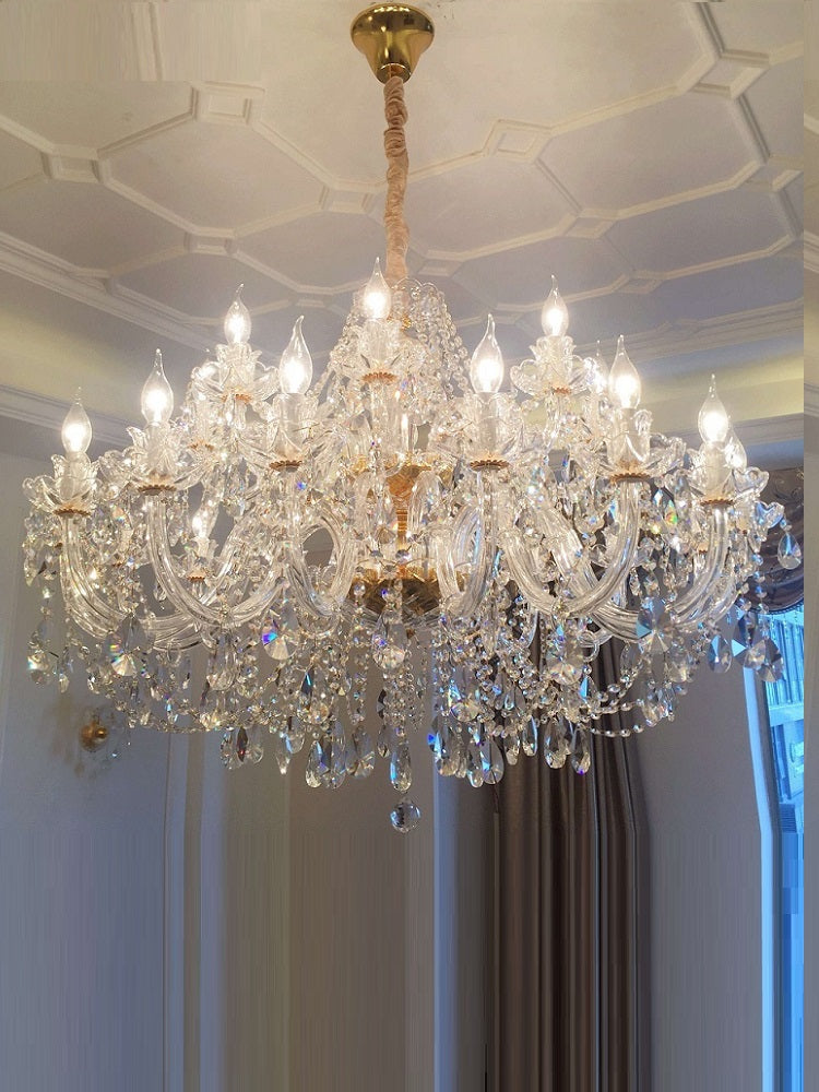 Modern Clear Crystal Chandelier Lamp