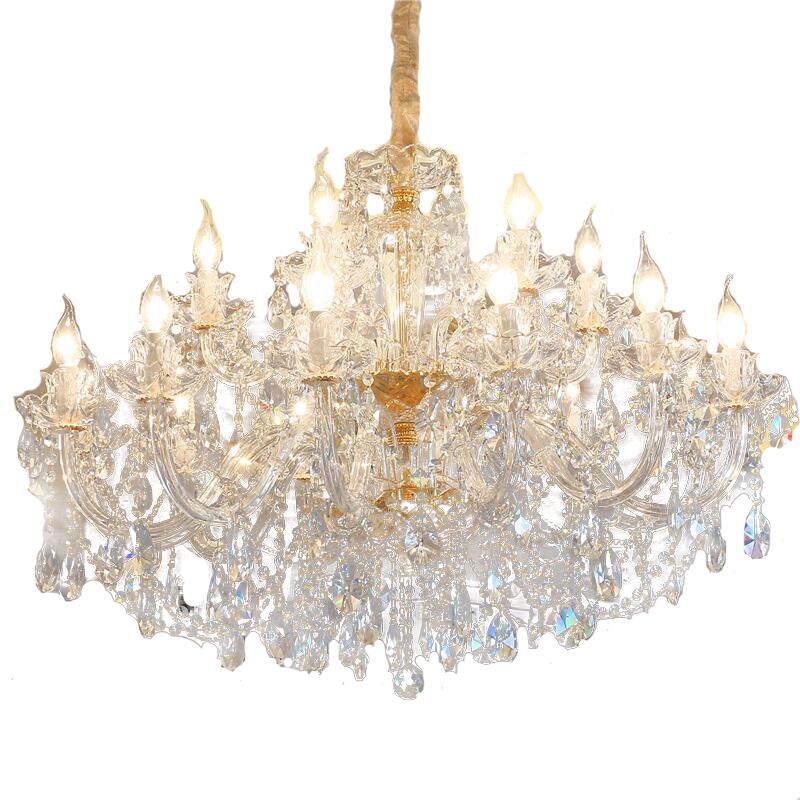 Modern Clear Crystal Chandelier Lamp